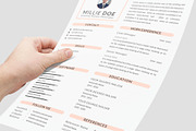 Resume Template and Cover Letter, a Resume Template by designvillage (Thumbnail 7 of 13)