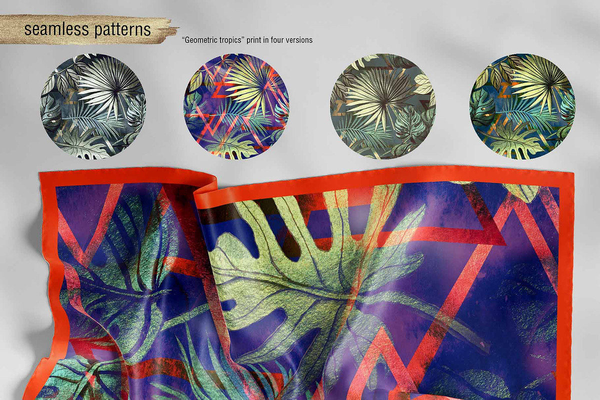 Shining tropics, a Pattern Graphic by emeraldthue (Photo 7 of 9)