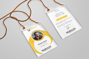 Office ID Card Template, a Card Template by Dotnpix (Thumbnail 3 of 5)
