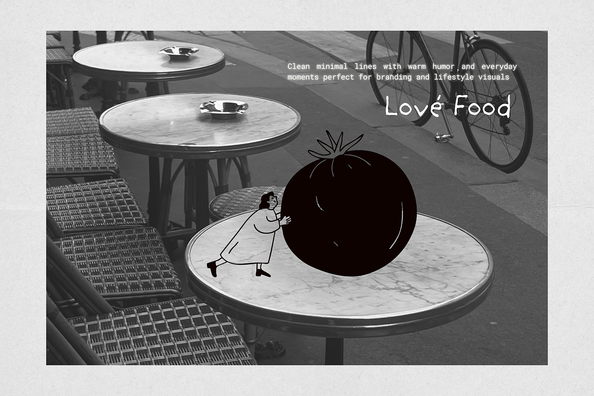 Løve Føød: Fun Food & Drink People, a Food Illustration by Veyla (Photo 5 of 14)