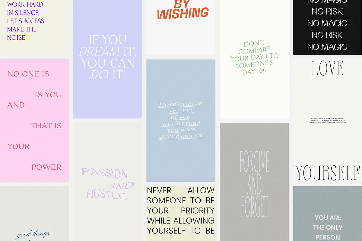 Instagram Quotes Posts Stories PS, a Social Media Template by Love Radiation Studio (Photo 14 of 19)