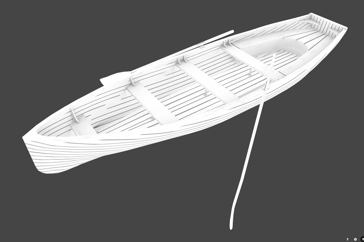 Wooden Boat, a Cars & Vehicle 3D Model by Beatheart Creative Studio (Photo 7 of 12)