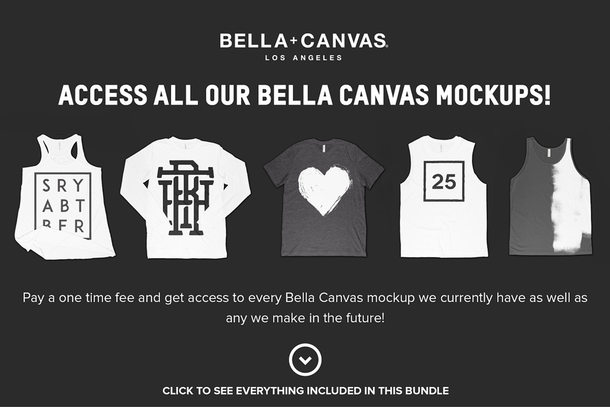 820+ Bella Canvas Mockup Bundle, a Shirt Mockup by Pixel Sauce™ (Photo 2 of 7)