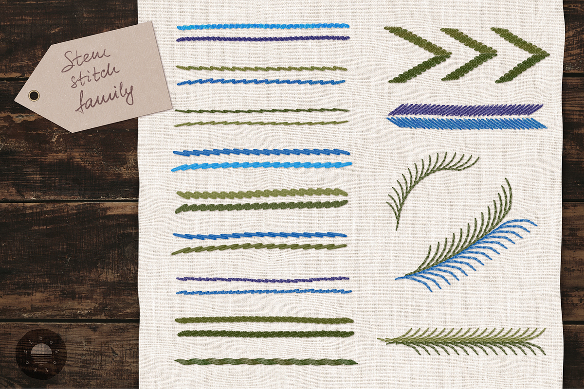 Embroidery brushes for Procreate, a Brush Add-On by bokettori (Photo 14 of 16)