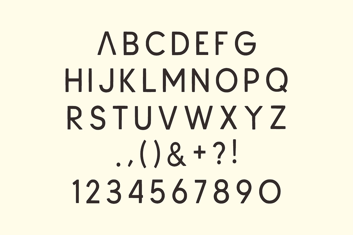 Lemonade Modern, a Sans Serif Font by Fourteen Letter (Photo 2 of 5)
