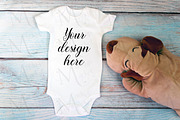 29 Baby Bodysuit mockup bundle., a Print Template by MockupMarket (Thumbnail 24 of 30)