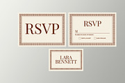 Elegant Wedding Invitation Suite, a Card Template by Neermana (Thumbnail 3 of 4)