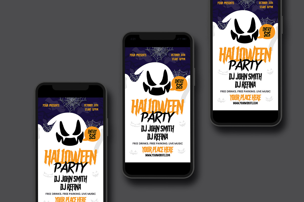 Halloween Flyer, a Flyer Template by Creativestoree (Photo 3 of 5)
