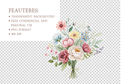 Vintage English Garden Clipart, an Illustration by MockupWizard (Thumbnail 4 of 5)