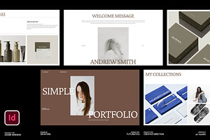 Simple Portfolio Presentation Deck, a Presentation Template by Devators