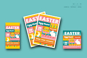 Easter Egg Hunt Flyer Set, a Flyer Template by Siska Arista (Thumbnail 1 of 2)