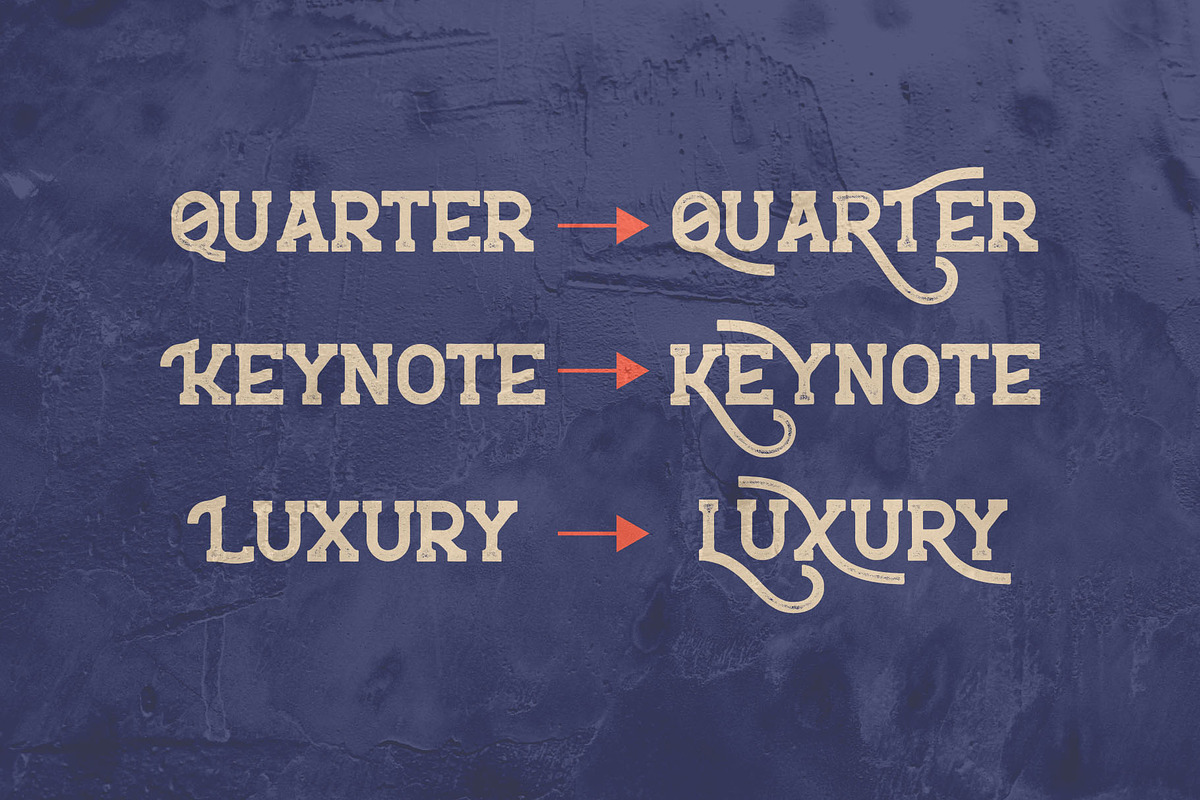Burtuqol - Vintage Slab Serif, a Slab Serif Font by Morisco (Photo 6 of 8)