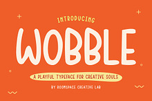 Wobble Playful Funny Comical Font