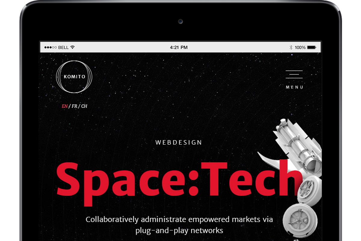 Komito — One Page Template, a Landing Page Template by equoru (Photo 4 of 5)