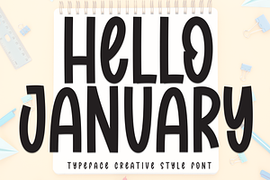 Hello January Script Font