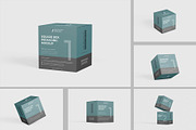 Square Box Mockup, a Packaging Mockup by tiyasprabawa (Thumbnail 1 of 11)