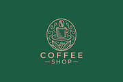 Logo Elegant Bean Coffee Cup, a Branding & Logo Template by Signatoro (Thumbnail 3 of 3)