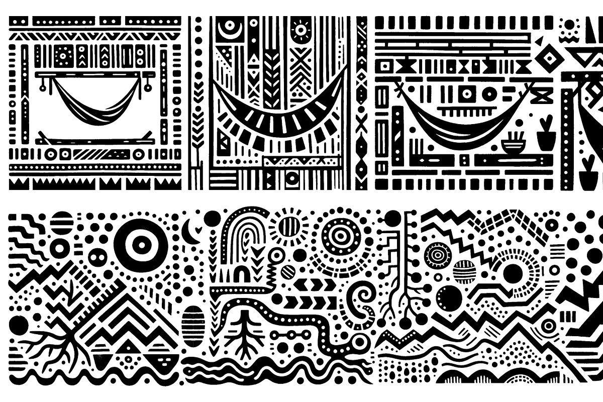 Vintage Culture Dance Folk Art, a Decorative Illustration by devastd (Photo 11 of 28)