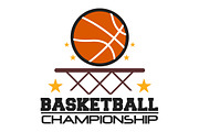 Great set of basketball logo,emblems, an Object Illustration by pashigorov (Thumbnail 11 of 17)