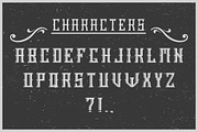 Handcrafted Old Cask label font, a Script Font by Heather_insane (Thumbnail 2 of 6)