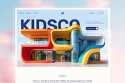 Early Education Website UI Figma, an UI Kit Template by peterdraw (Thumbnail 1 of 7)