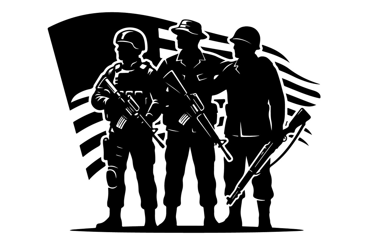 Soldier Team Patriot Flag, an Object Graphic by Gfx_Store (Photo 7 of 16)