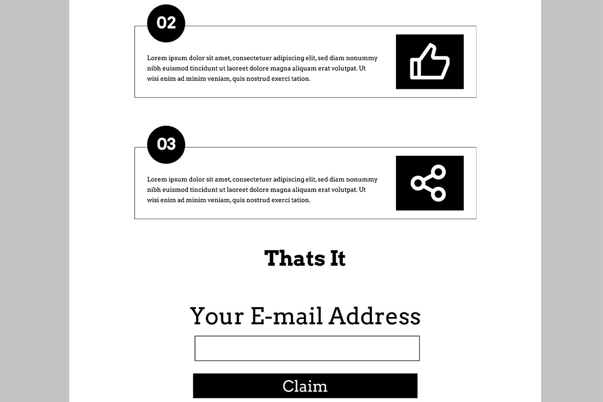 Giveway Email Template, an UI Kit Template by CreativeShaper (Photo 4 of 5)