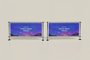 Barrier Banner Mockup, an Advertising Mockup by zpackcreative (Thumbnail 2 of 5)