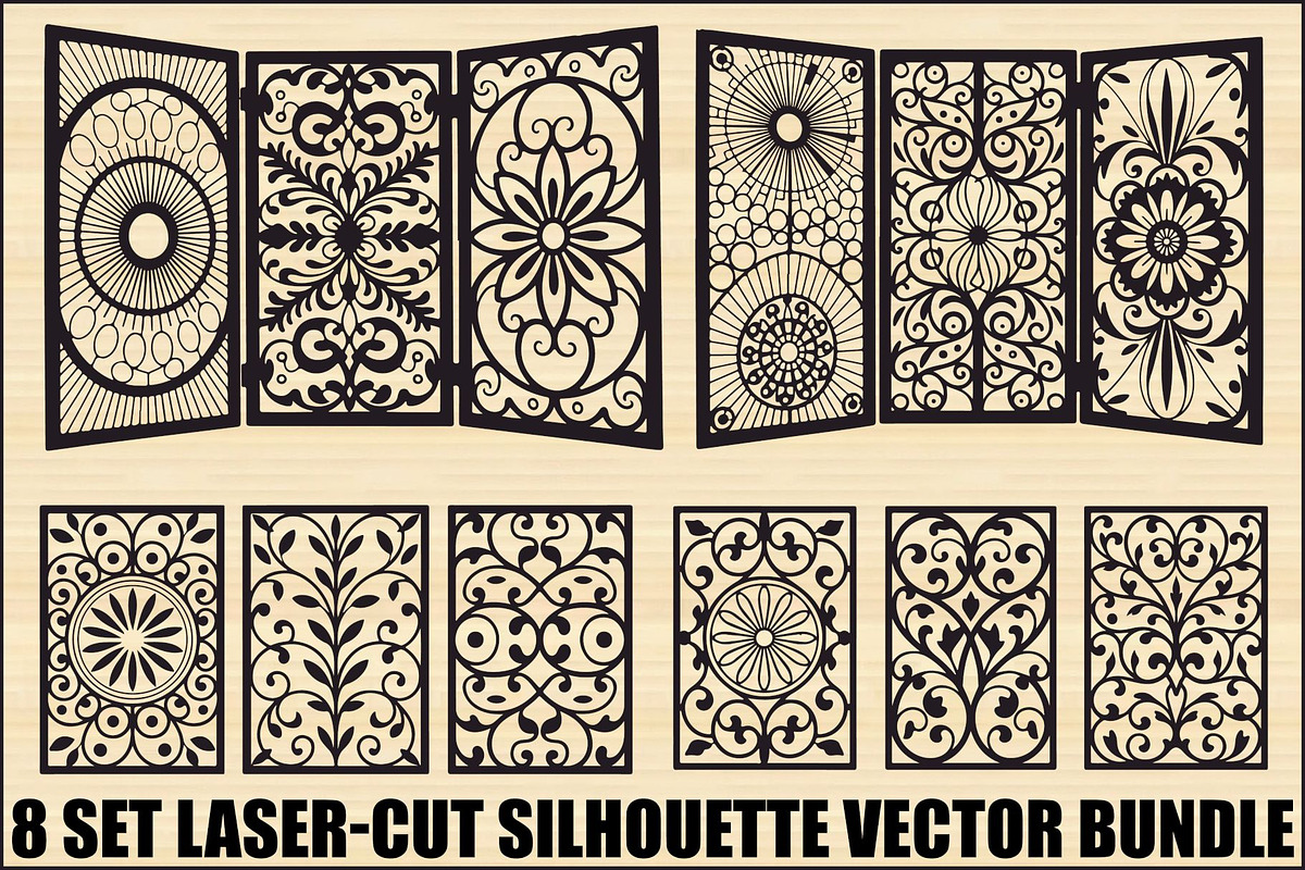 Vintage Floral Border Vector, an Illustration by BIPLOB EXPERT (Photo 1 of 5)