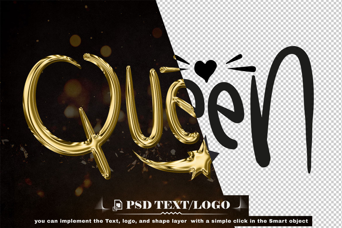 Chrome & Golden & Metal Text Effect, a Brushes & More by one-touch (Photo 5 of 9)
