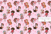 Valentine Doodles Seamless Patterns, a Pattern Graphic by KaramfilaS (Thumbnail 15 of 19)