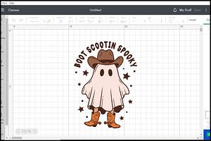 Boot Scootin Spooky PNG SVG, a Graphic by BeeCraftR