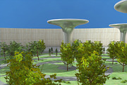Futuristic Architecture Skyscraper 9, an Architecture 3D Model by Daniel Mikulik (Thumbnail 9 of 10)
