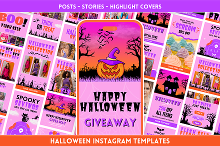 Halloween Instagram Templates