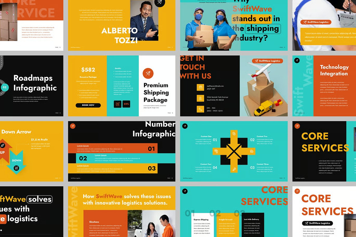 Shipping Delivery Keynote, a Presentation Template by Fit-tee (Photo 2 of 2)