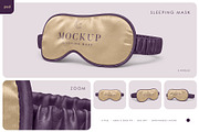 Sleeping Mask Mockup Set, a Mask Mockup by Country4k (Thumbnail 1 of 4)