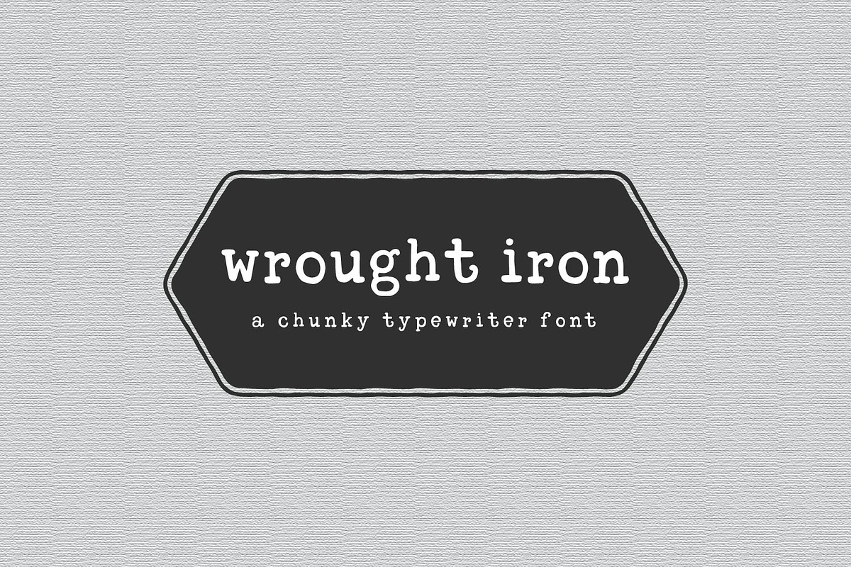 wrought iron, a Serif Font by OnTheSpotStudio (Photo 1 of 3)