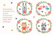 Cute Animals, an Animal Illustration by Imaginasty (Thumbnail 3 of 6)