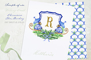 Chinoiserie Blue Monkey Wedding DIY, an Illustration by LABFcreations (Thumbnail 3 of 4)