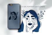 Girls and Flowers, a Person Illustration by Annakniaz (Thumbnail 2 of 12)