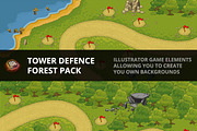 Tower Defence - Forest Pack 1, an Illustration by quicky (Thumbnail 1 of 4)