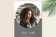Modeling Comp Card Template Word, a Stationery Template by Stanin Studio (Thumbnail 2 of 5)