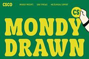 CS Mondy Drawn, a Serif Font by Craft Supply Co. (Thumbnail 1 of 8)