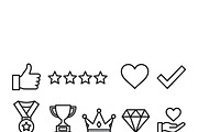 Online Marketplace Seller Icon Set, an Outline Icon by adenpinkstore (Thumbnail 8 of 8)