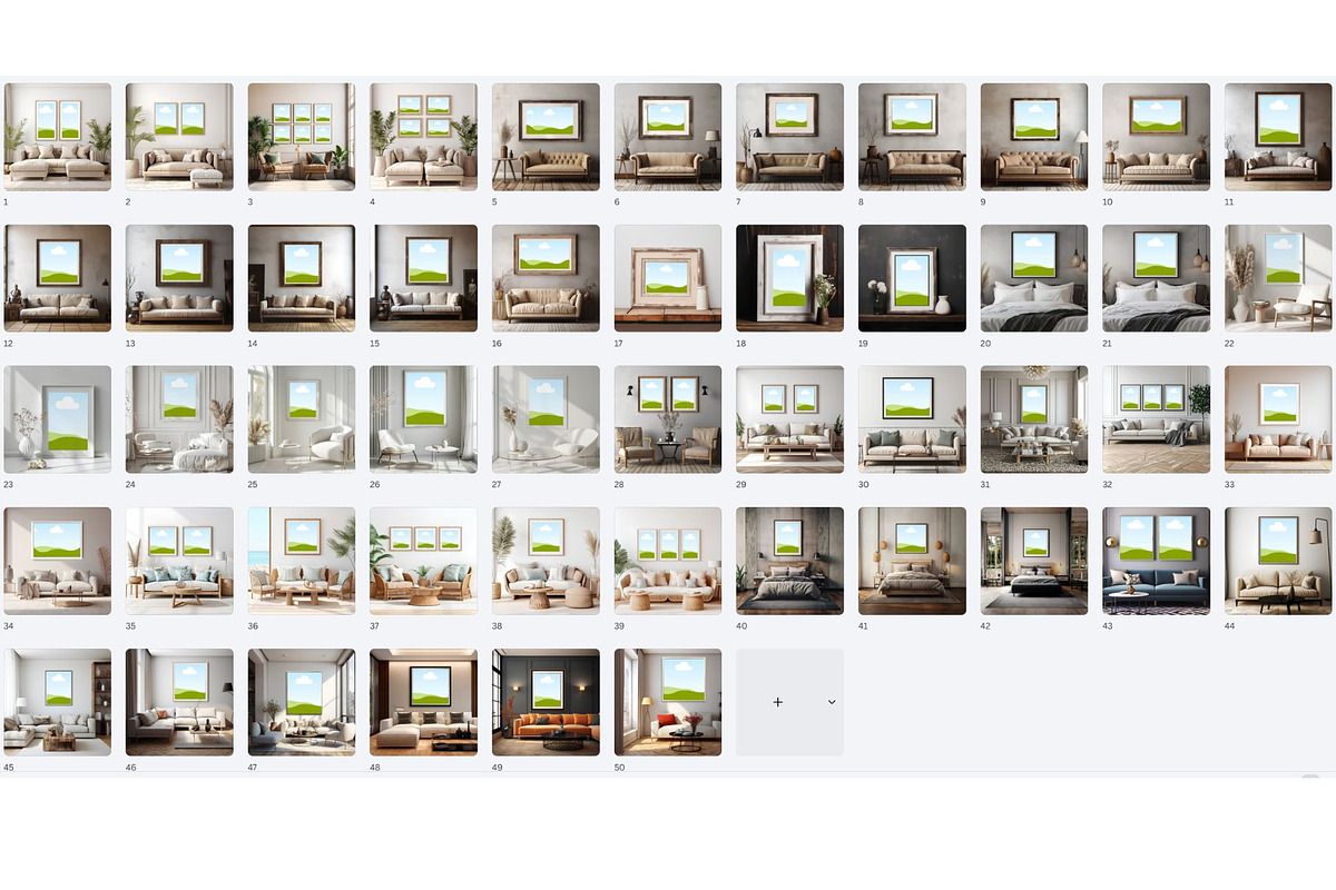 50 Canva Frame Mockups Bundle, a Household Mockup by ARTOZEN DIGITAL (Photo 14 of 14)