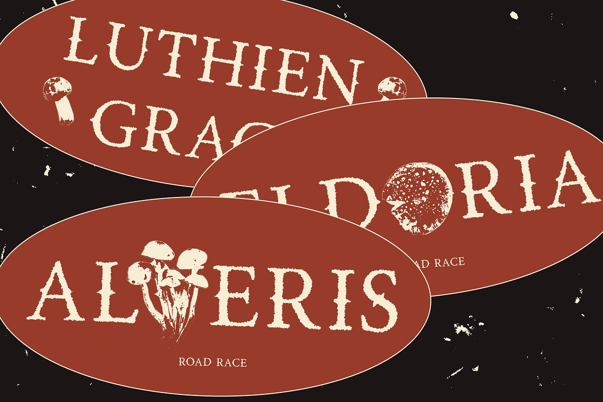 Road Race Extra Rough, a Serif Font by Craft Supply Co. (Photo 5 of 8)