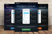 Mobile App Flyer Template, a Flyer Template by Creativenauts (Thumbnail 1 of 4)