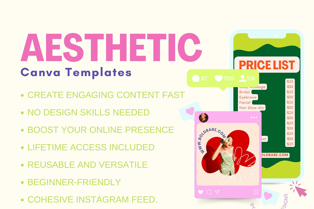 Bold Instagram Story Templates, a Social Media Template by Hell Yeah Designs (Photo 3 of 7)