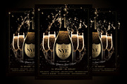 NYE New Year Flyer - Champagne Night, a Flyer Template by Ade Concept (Thumbnail 1 of 4)