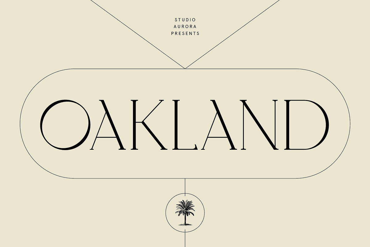 Oakland - Decorative Display Serif